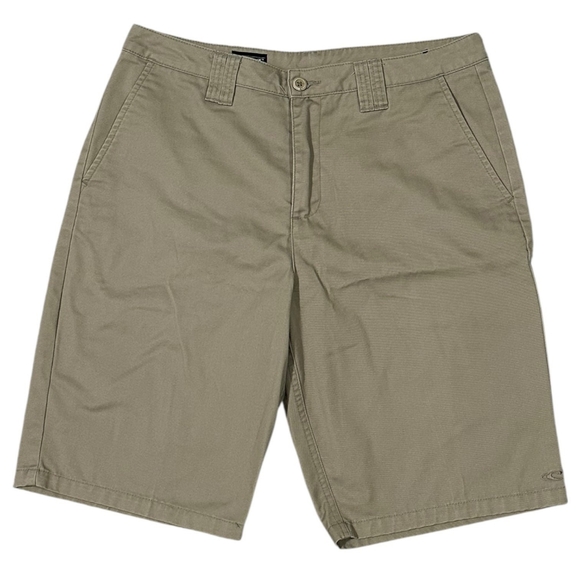 O’Neill Men’s Flat Front Shorts Tan Relaxed Fit 32in - Picture 1 of 7